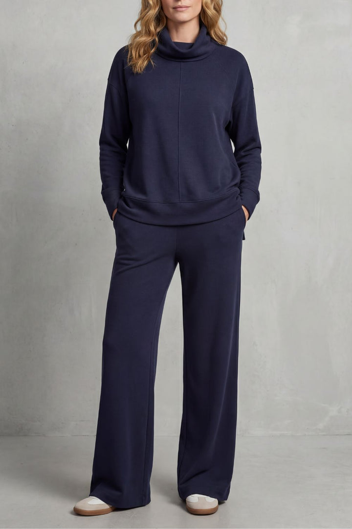 Adriana | Completo in Maglia Morbida Maglione e Pantalone Palazzo