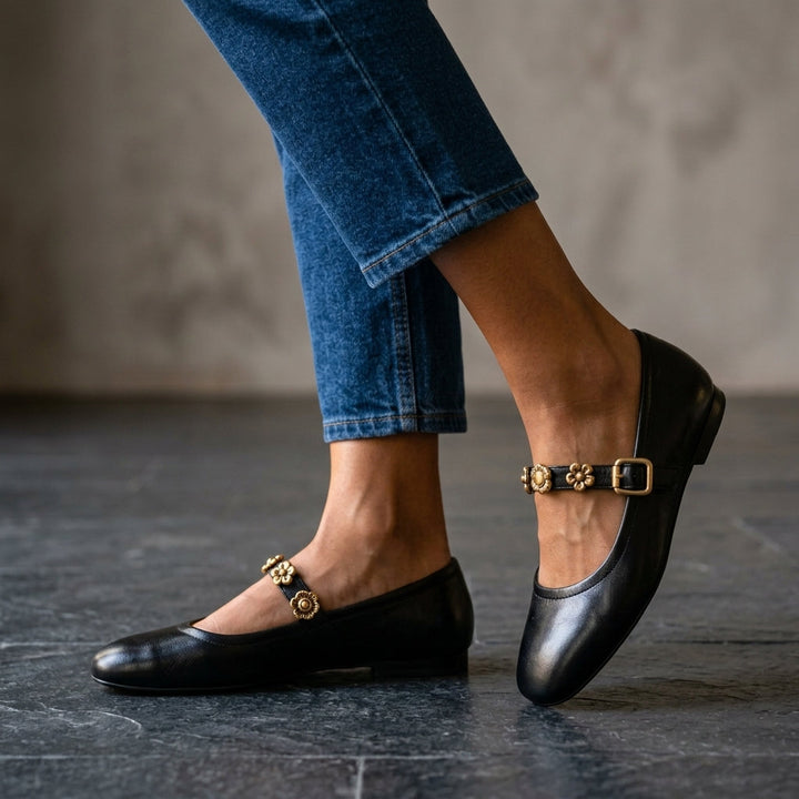 Valentina | Scarpe Mary Jane con Cinturino Sottile Elegante