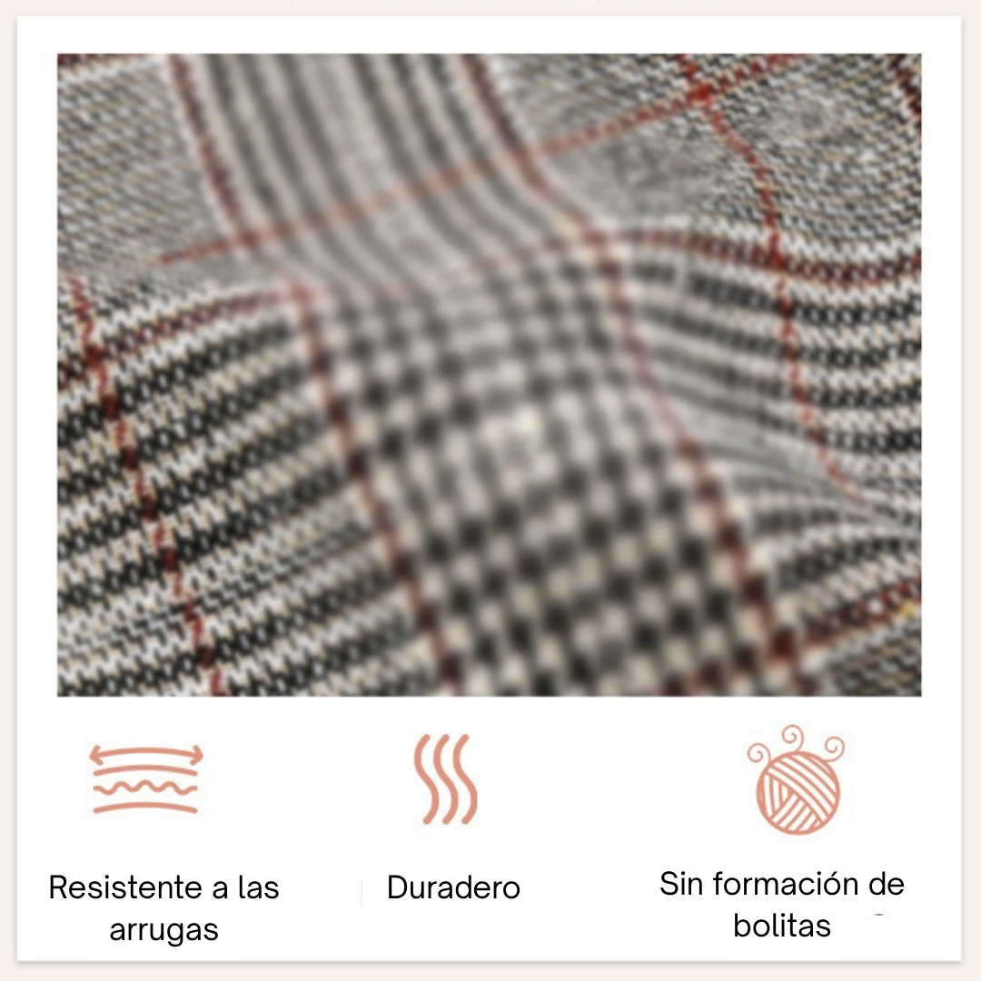 Teresa | Blazer a Cuadros de Entretiempo - Clara del Azahar