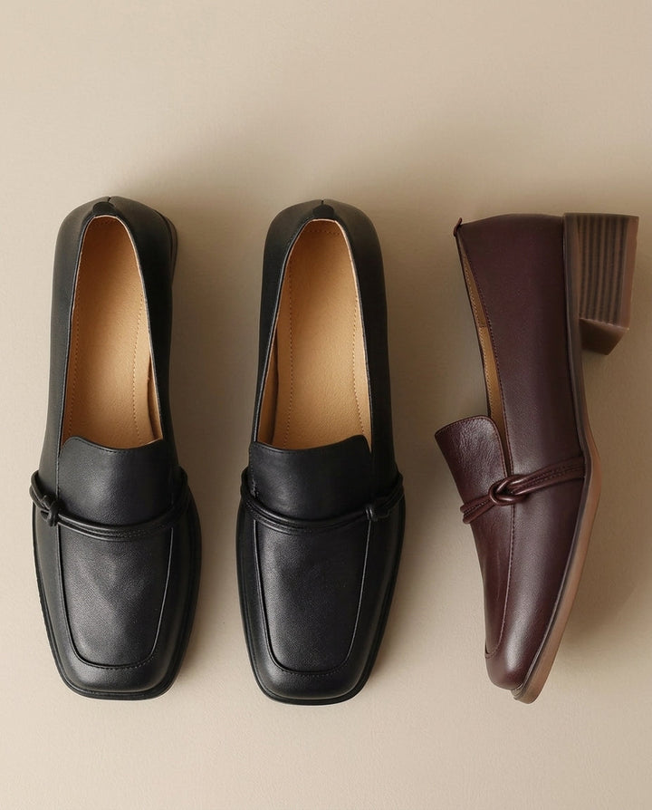 Audrey | Mocassini Mary Jane con Tacco a Blocco Comfort