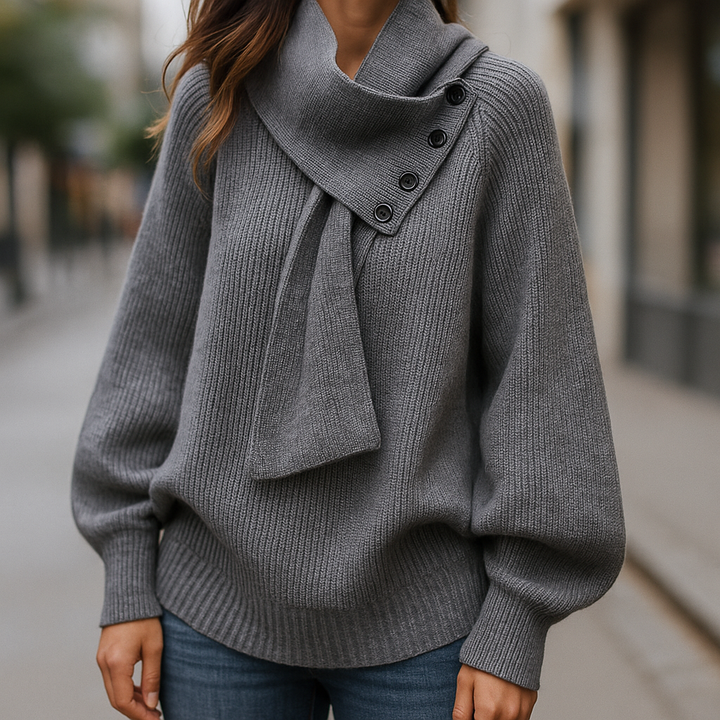 Dolores | Maglione in Maglia Morbida a Collo Alto