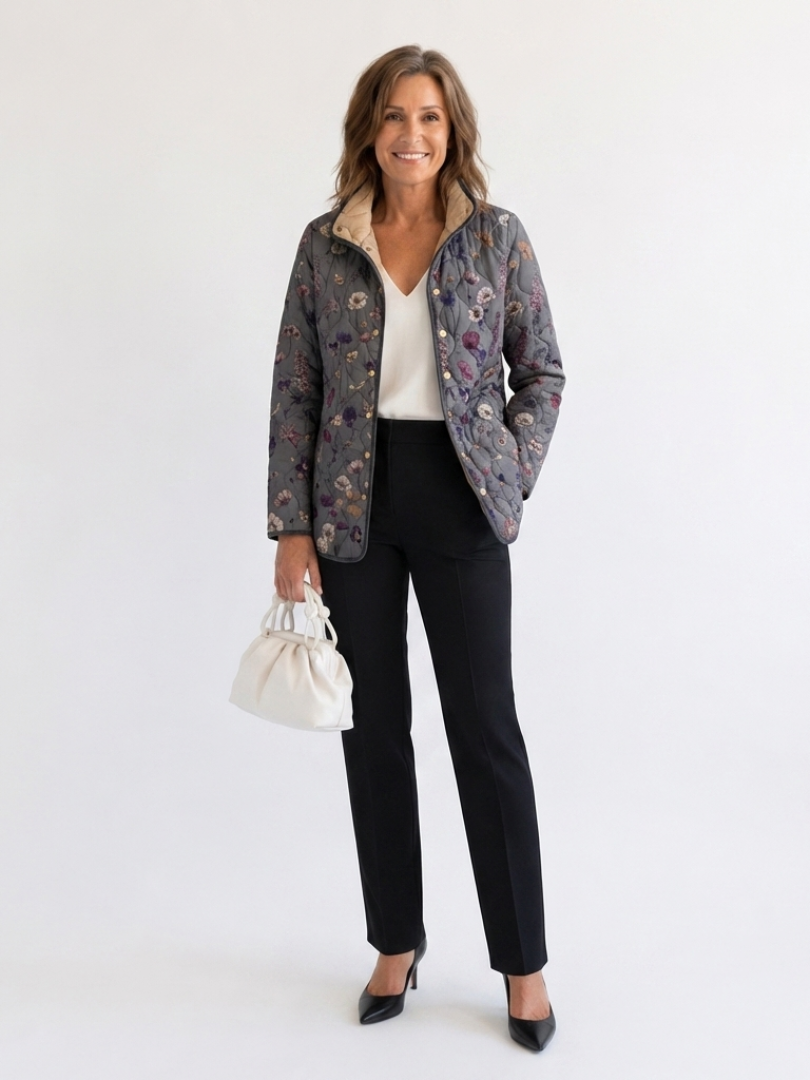 Alba | Chaqueta Acolchada Floral Vintage - Clara del Azahar