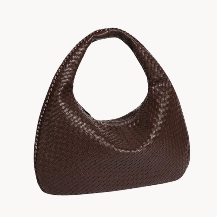 Zafira | Borsa a Spalla in Pelle Intrecciata Artigianale