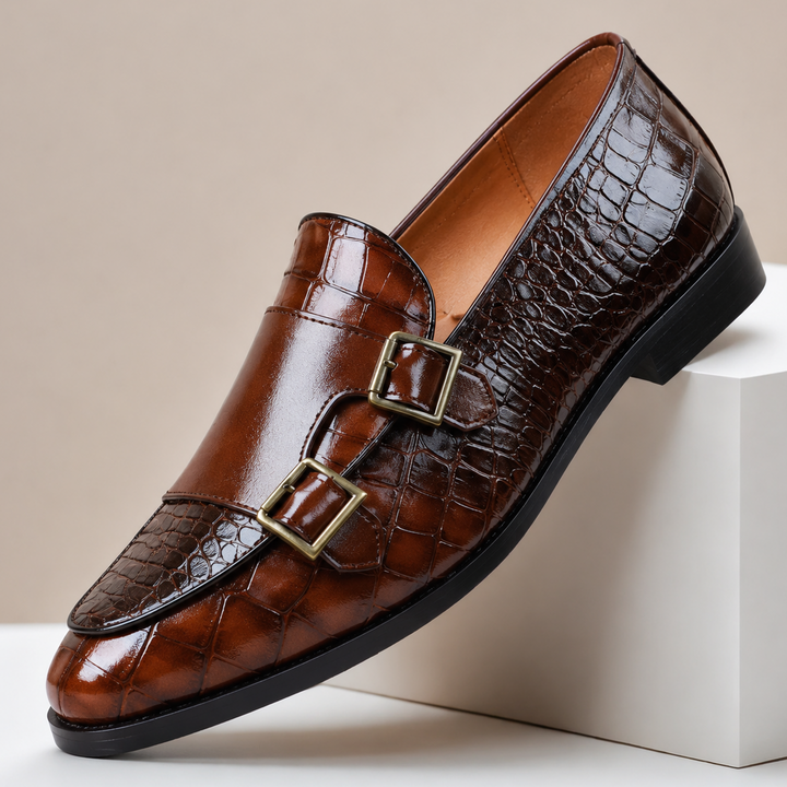 Hugo | Mocasín con Doble Hebilla - Clara del Azahar