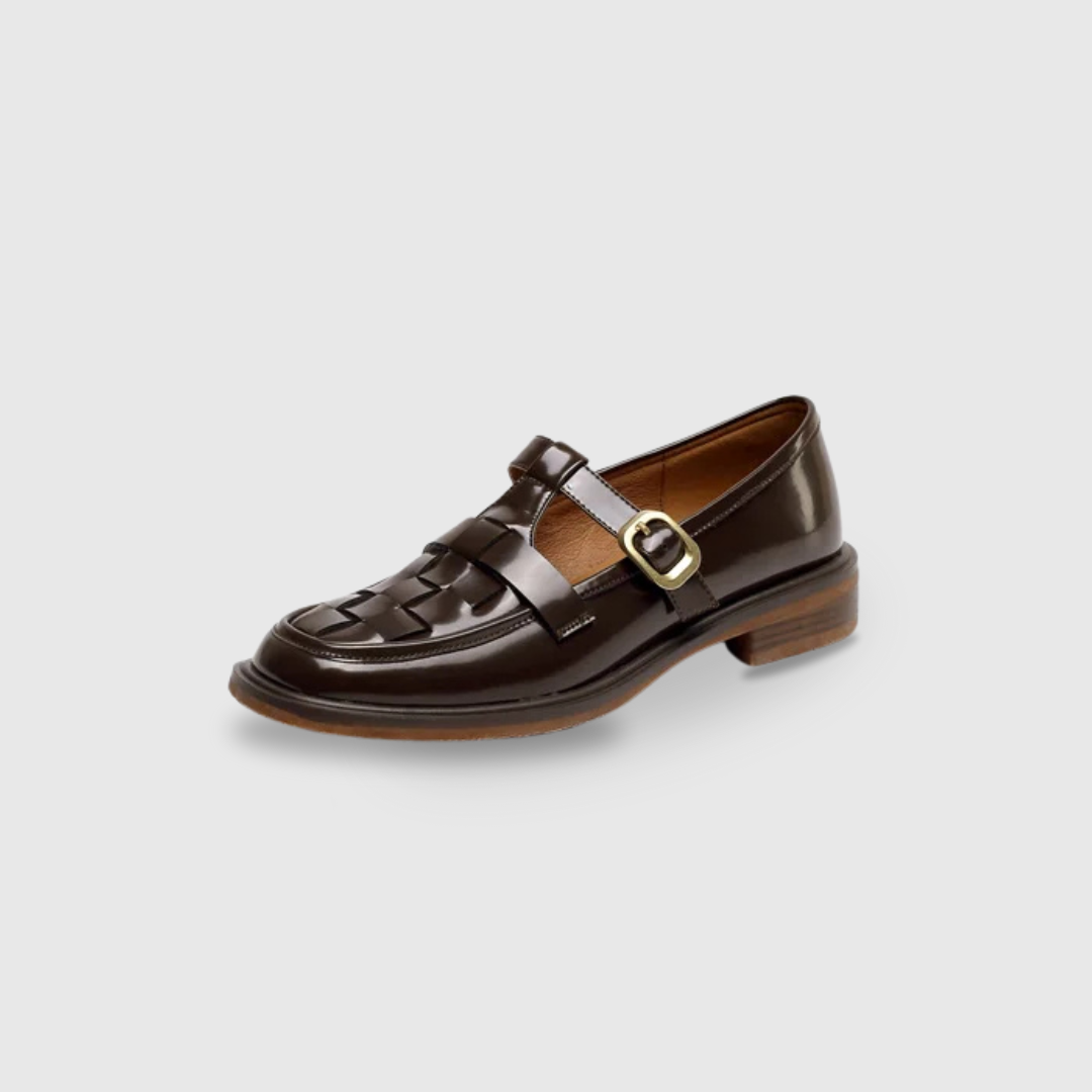 Isava | Scarpe Mary Jane Vintage in Morbida Pelle