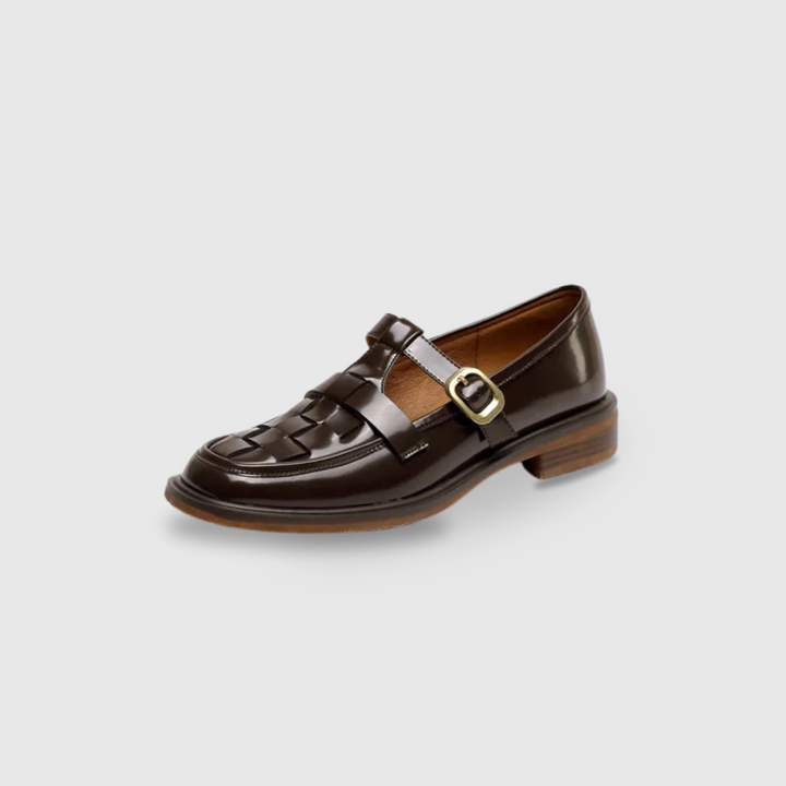 Isava | Scarpe Mary Jane Vintage in Morbida Pelle