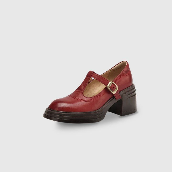 Elvana | Scarpe Mary Jane con Tacco Spesso Comfort