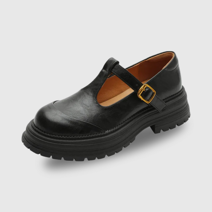 Blythe | Scarpe Mary Jane T-Bar con Punta Tonda Morbida