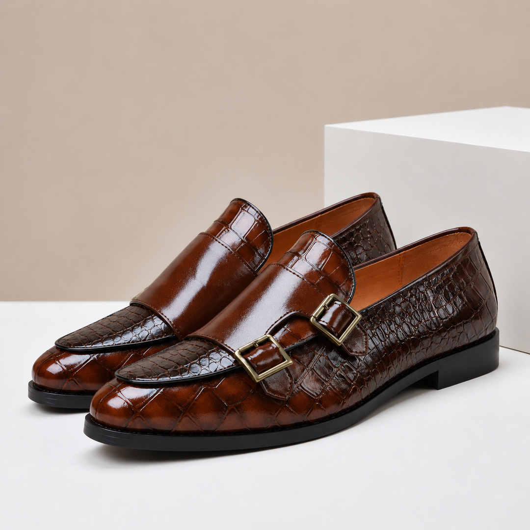 Hugo | Mocasín con Doble Hebilla - Clara del Azahar