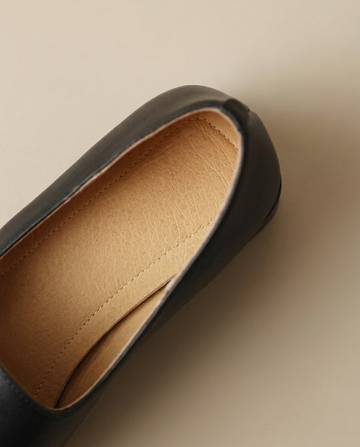 Audrey | Mocassini Mary Jane con Tacco a Blocco Comfort