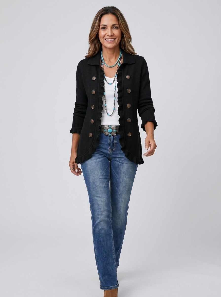 Griselda | Chaqueta Estructurada de Entretiempo - Clara del Azahar