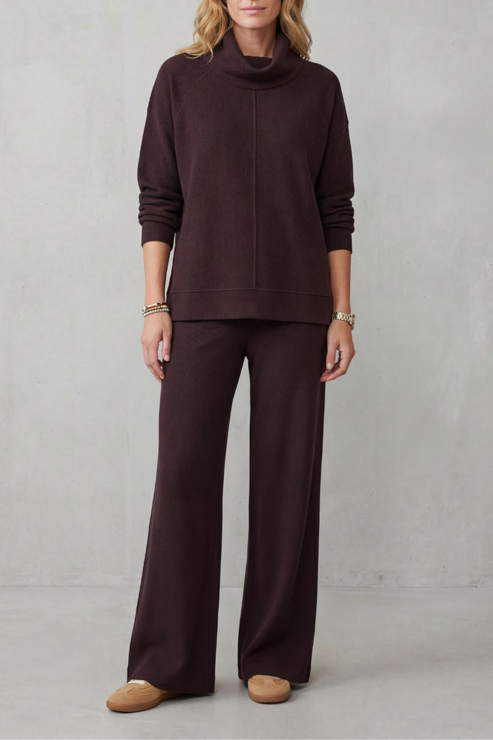 Adriana | Completo in Maglia Morbida Maglione e Pantalone Palazzo