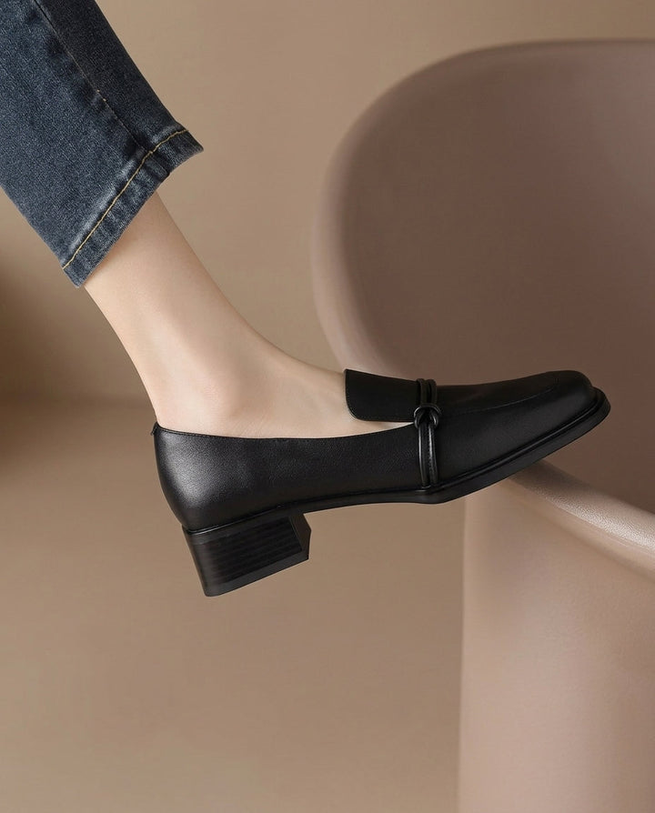 Audrey | Mocassini Mary Jane con Tacco a Blocco Comfort