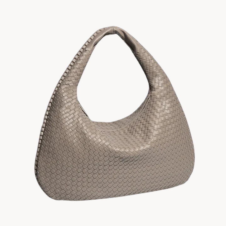 Zafira | Borsa a Spalla in Pelle Intrecciata Artigianale