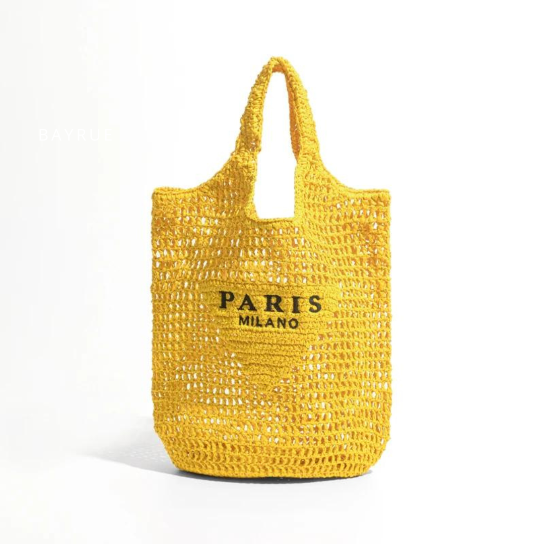 Beatrice | Borsa Tote Lavorata a Maglia Stile Vintage