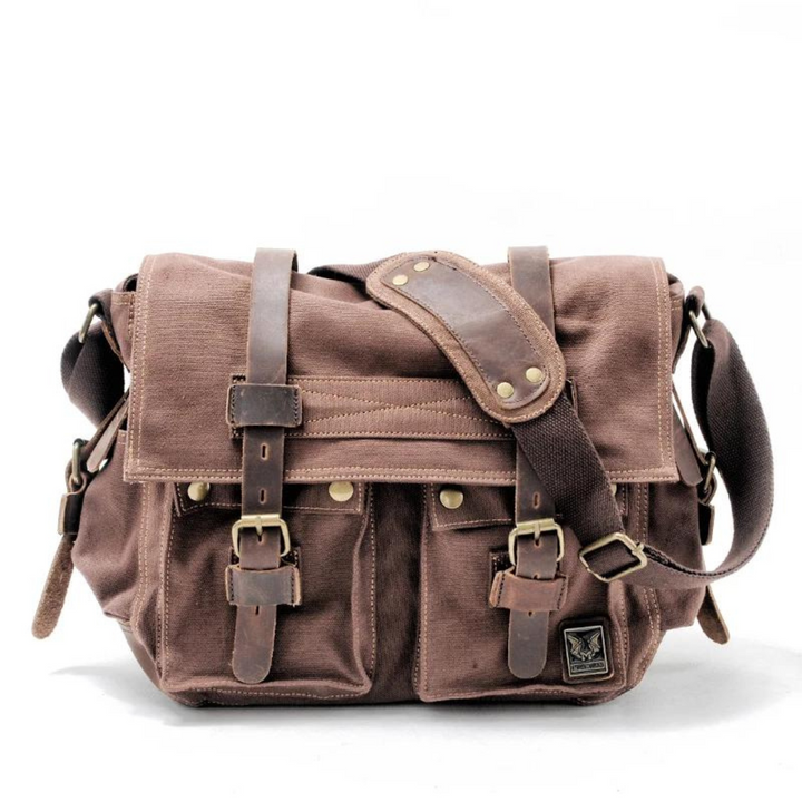 Venture | Borsa Shopper Capiente in Tela e Pregiata Pelle