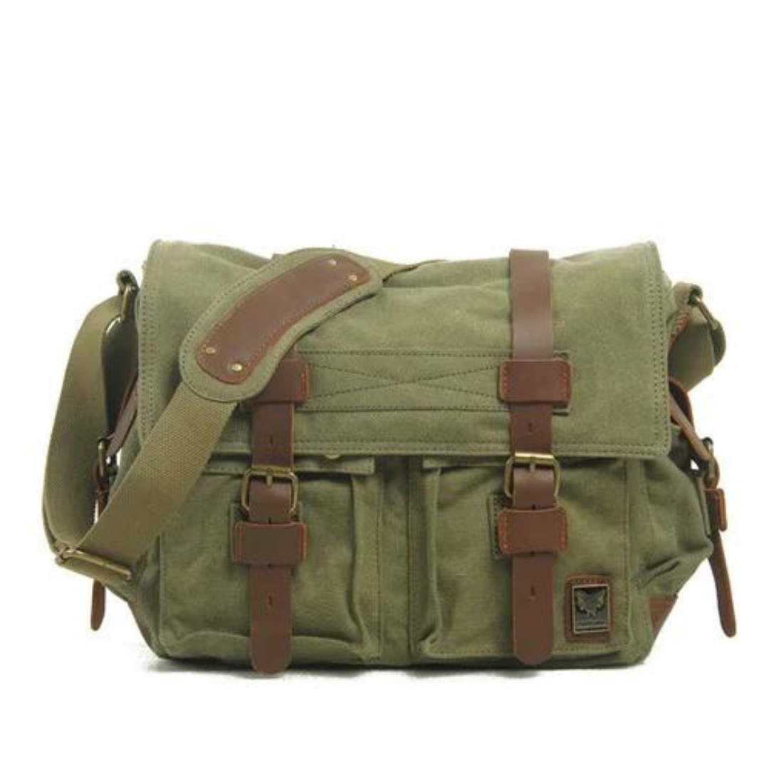 Venture | Borsa Shopper Capiente in Tela e Pregiata Pelle