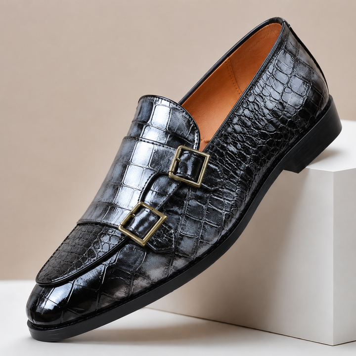 Hugo | Mocasín con Doble Hebilla - Clara del Azahar