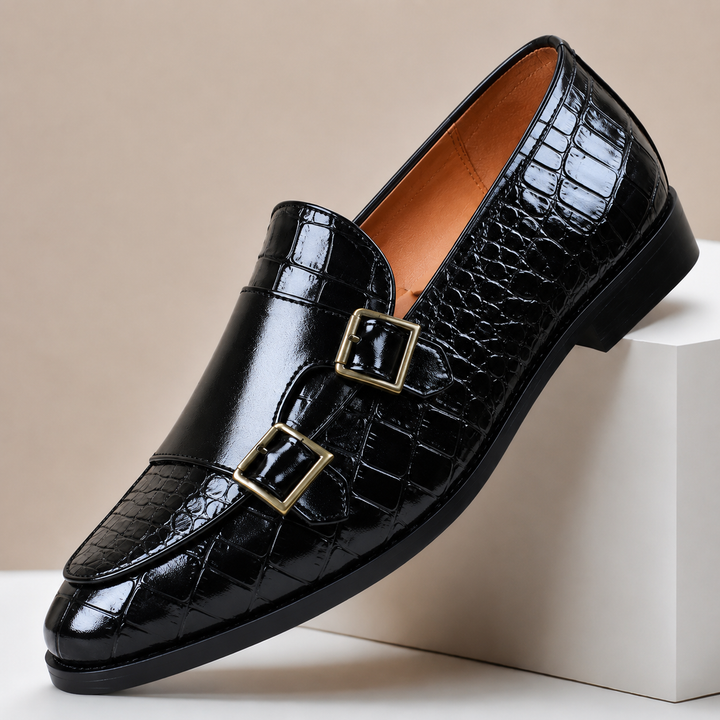 Hugo | Mocasín con Doble Hebilla - Clara del Azahar