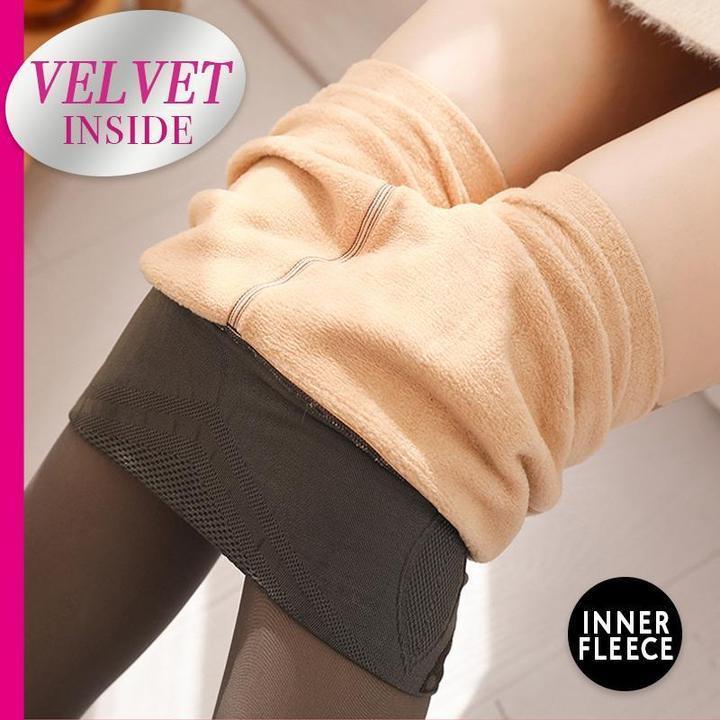 Flawless Legs™ | Collant Termici Effetto Velato con Interno in Pile
