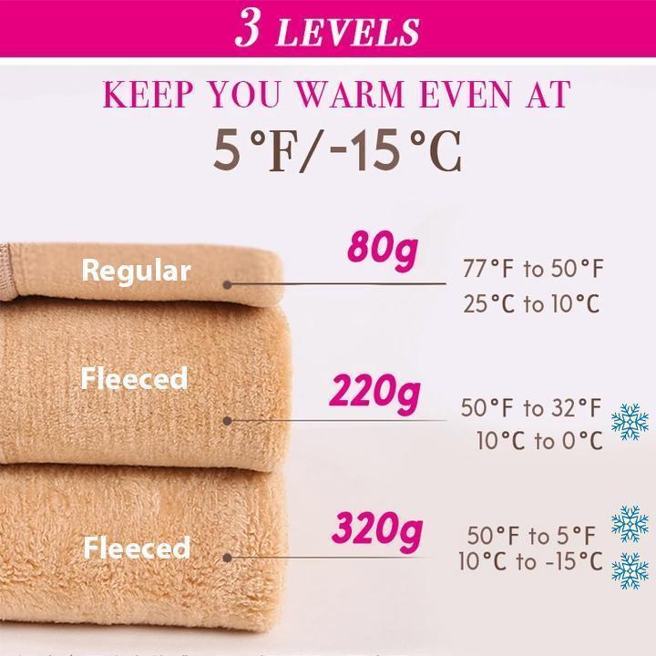 Flawless Legs™ | Collant Termici Effetto Velato con Interno in Pile