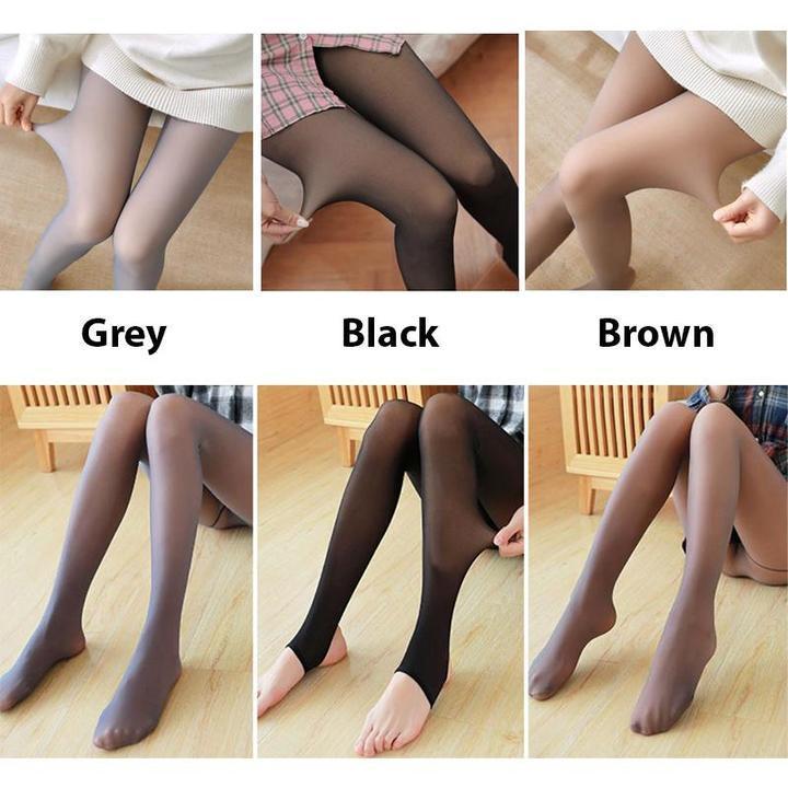 Flawless Legs™ | Collant Termici Effetto Velato con Interno in Pile