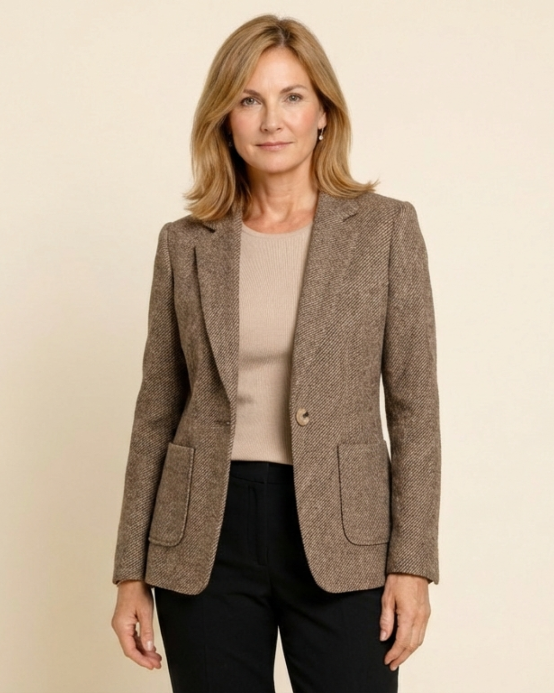 María | Blazer Elegante de Tweed - Clara del Azahar