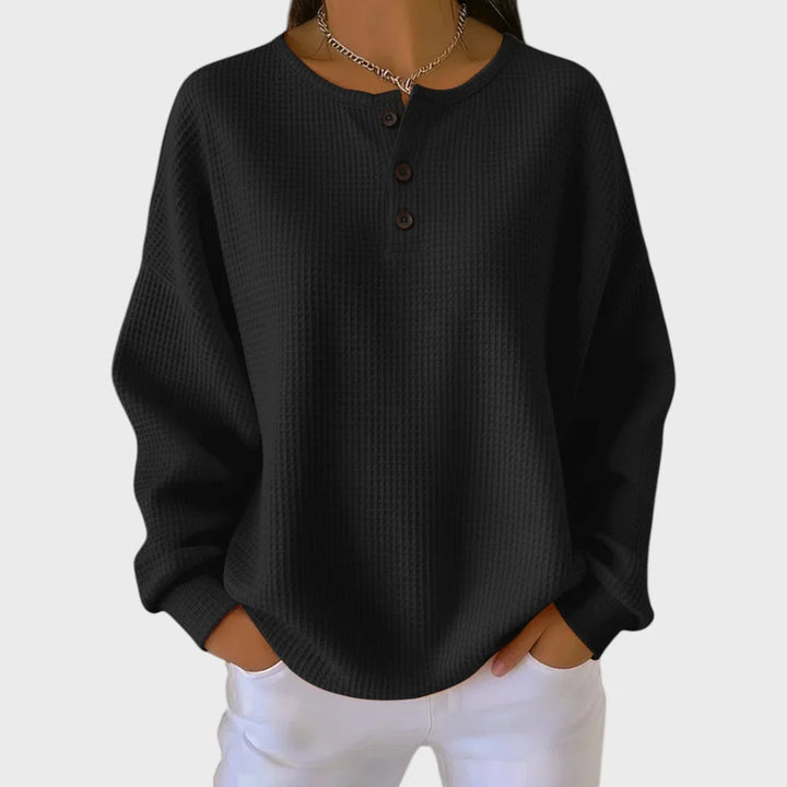 Helene | Maglione Soffice in Maglia a Nido d&