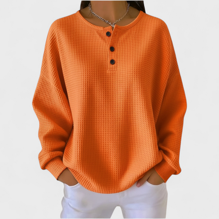 Helene | Maglione Soffice in Maglia a Nido d&