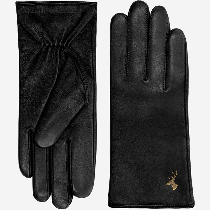 Firenze Chic™ | Guanti Eleganti Termici Touchscreen con Profilo in Pelliccia