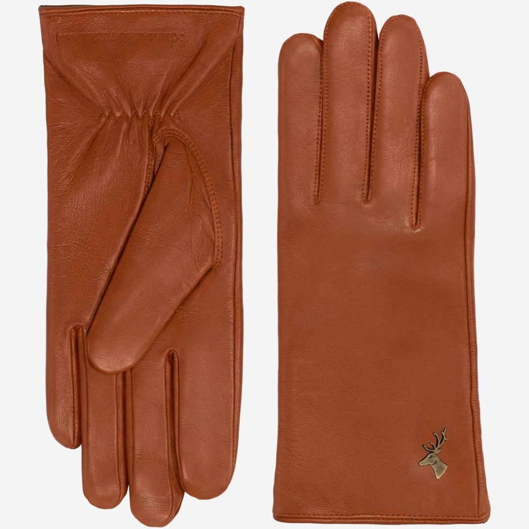 Firenze Chic™ | Guanti Eleganti Termici Touchscreen con Profilo in Pelliccia