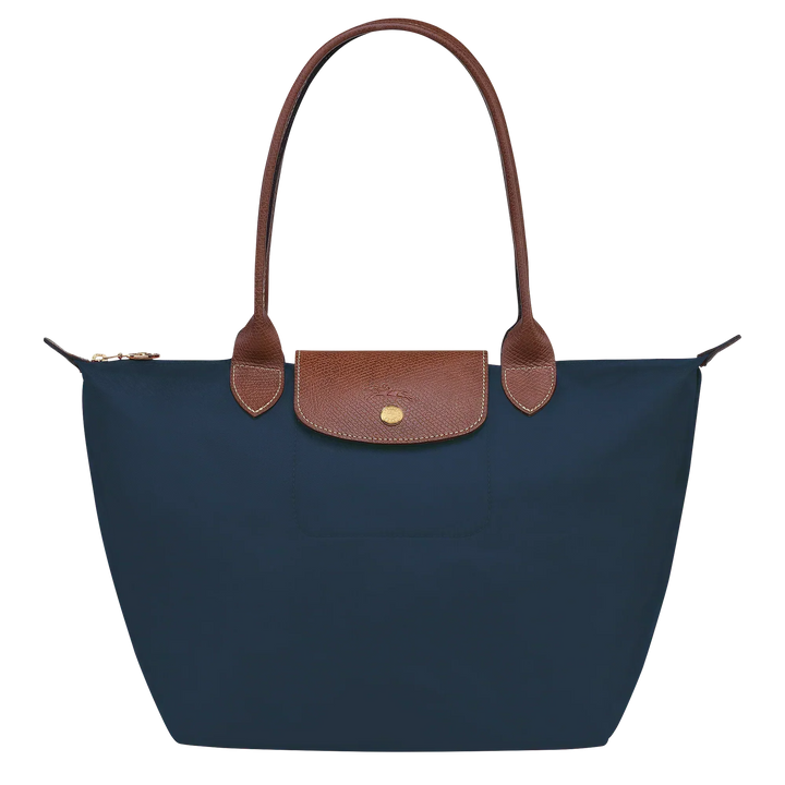 Alba | Bolso Plegable Mediano Azul Marino - Clara del Azahar