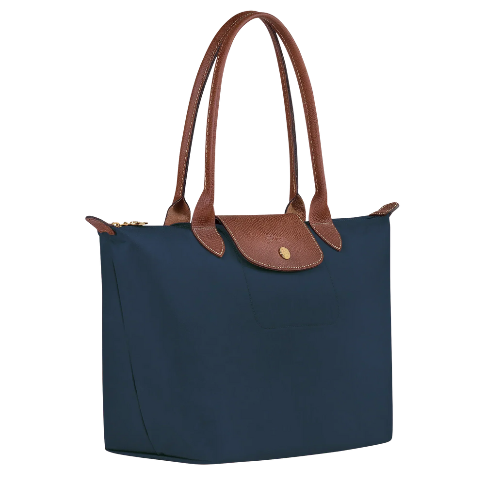 Alba | Bolso Plegable Mediano Azul Marino - Clara del Azahar