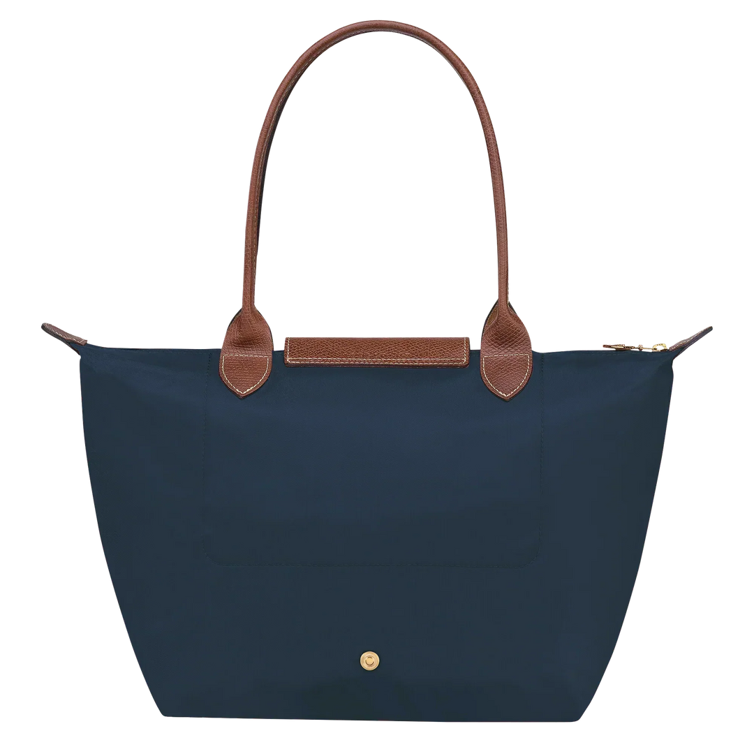 Alba | Bolso Plegable Mediano Azul Marino - Clara del Azahar