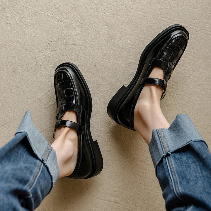 Isava | Scarpe Mary Jane Vintage in Morbida Pelle