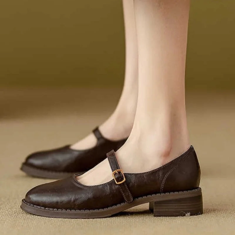 Dorvanna | Scarpe Mary Jane Comfort con Tacco Basso