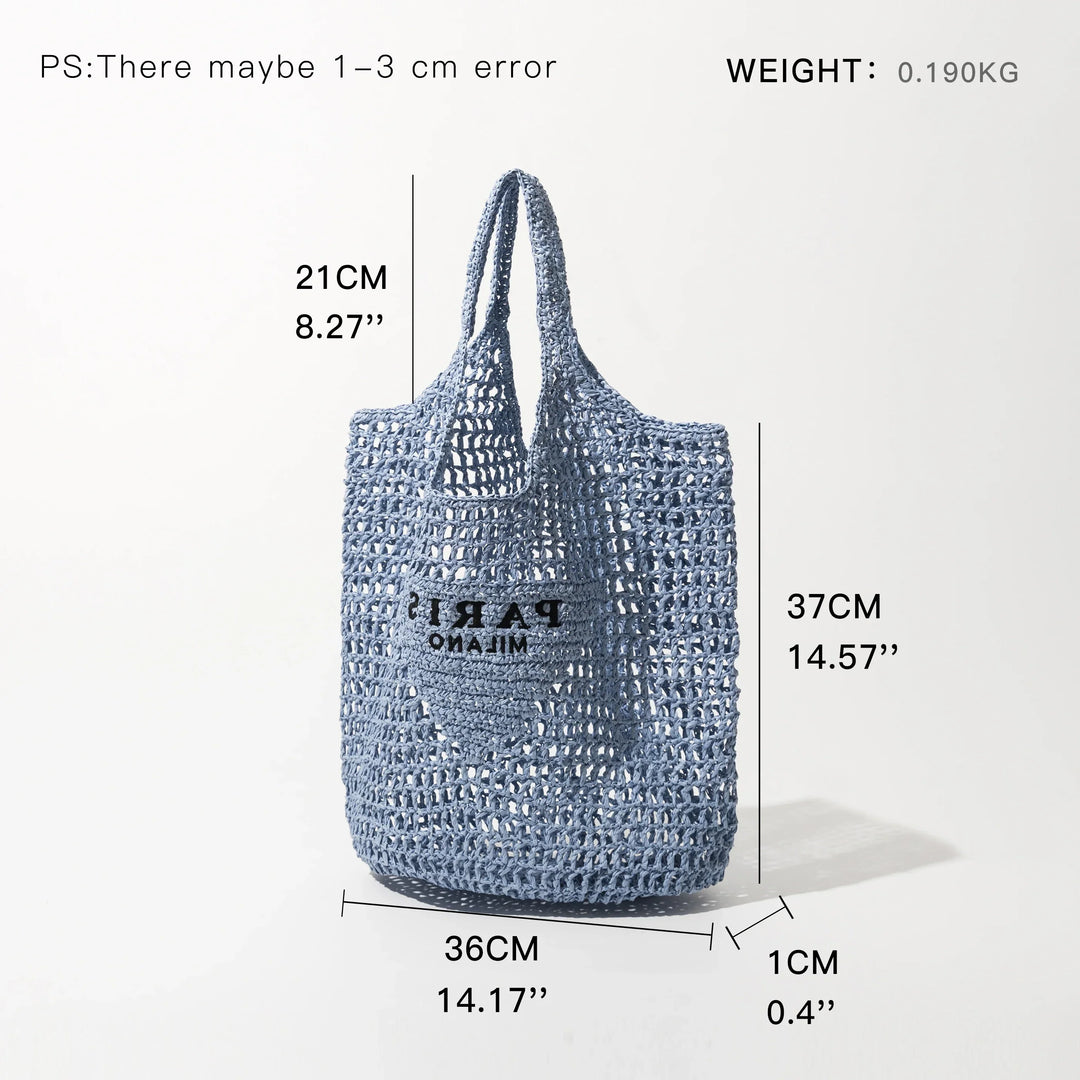 Beatrice | Borsa Tote Lavorata a Maglia Stile Vintage