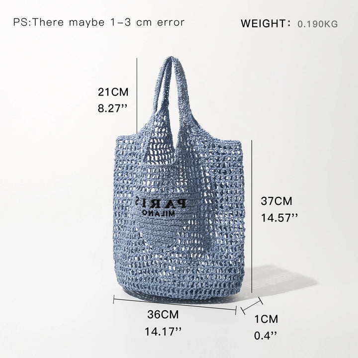 Beatrice | Borsa Tote Lavorata a Maglia Stile Vintage