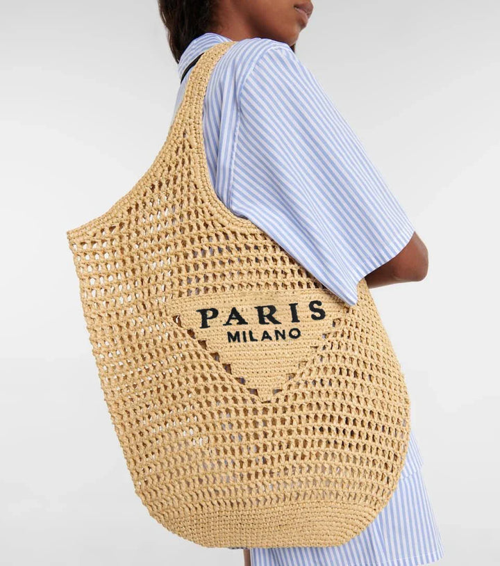 Beatrice | Borsa Tote Lavorata a Maglia Stile Vintage