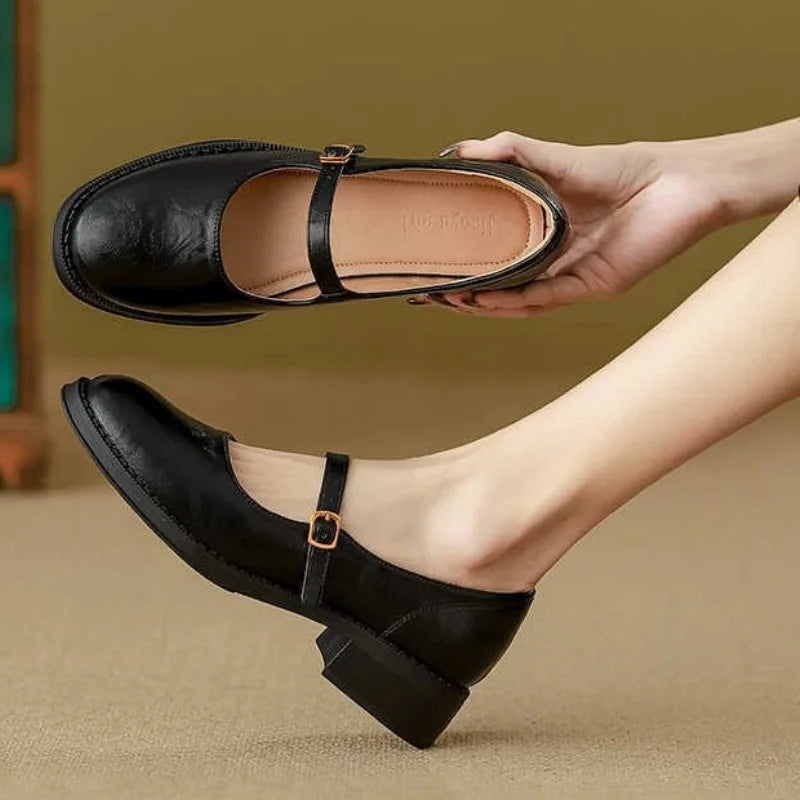 Dorvanna | Scarpe Mary Jane Comfort con Tacco Basso
