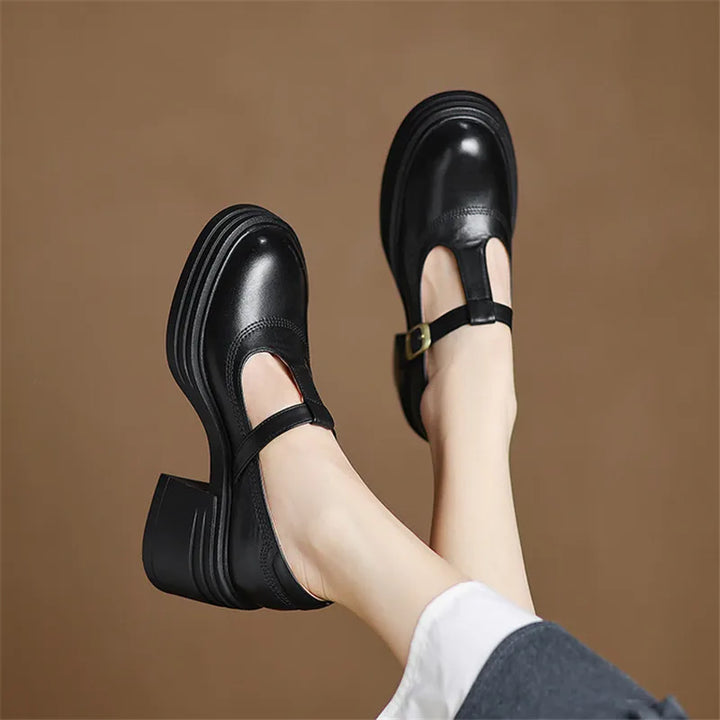 Elvana | Scarpe Mary Jane con Tacco Spesso Comfort