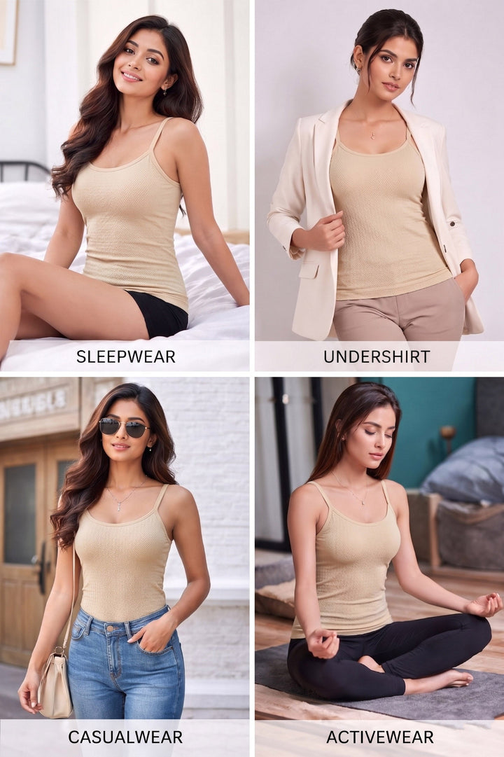 Soffio Caldo™ | Canotta Termica Modellante con Reggiseno Incorporato