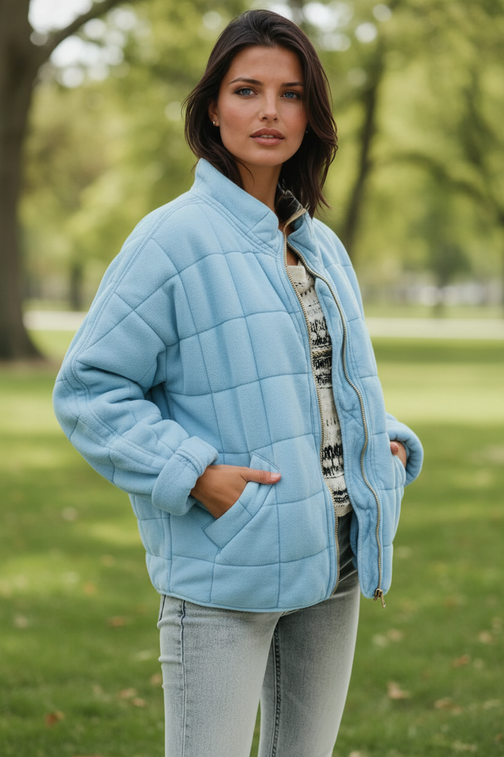 Juliette | Cappotto Lungo Trapuntato con Cappuccio