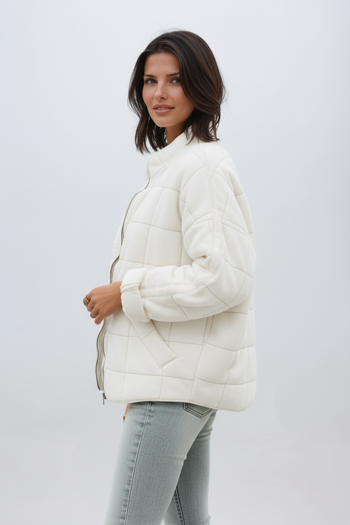Juliette | Cappotto Lungo Trapuntato con Cappuccio
