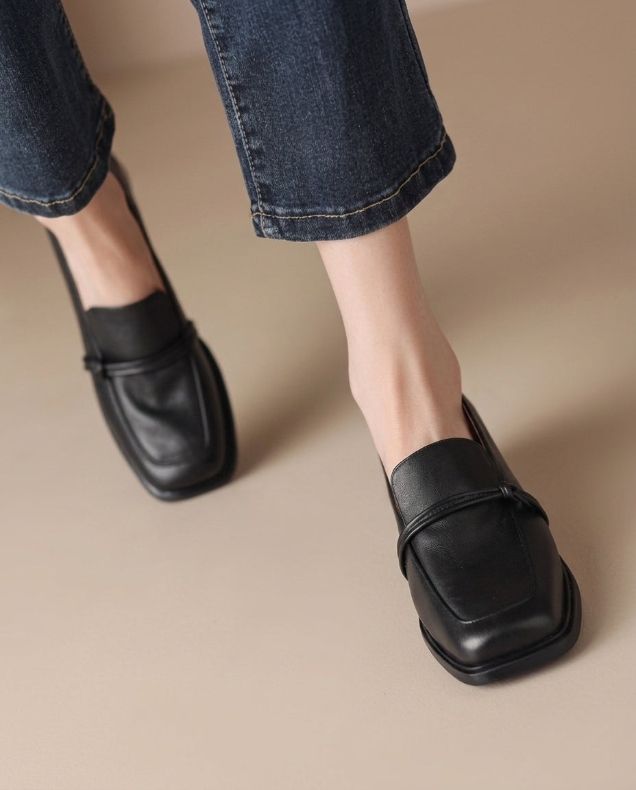 Audrey | Mocassini Mary Jane con Tacco a Blocco Comfort