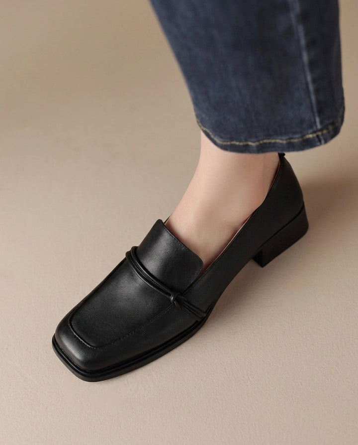 Audrey | Mocassini Mary Jane con Tacco a Blocco Comfort