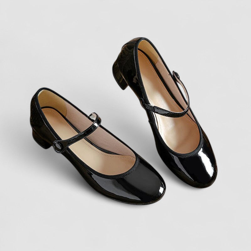 Chloe | Scarpe Mary Jane Raffinate con Cinturino alla Caviglia