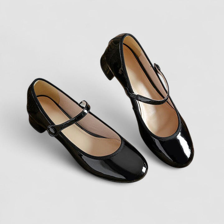 Chloe | Scarpe Mary Jane Raffinate con Cinturino alla Caviglia