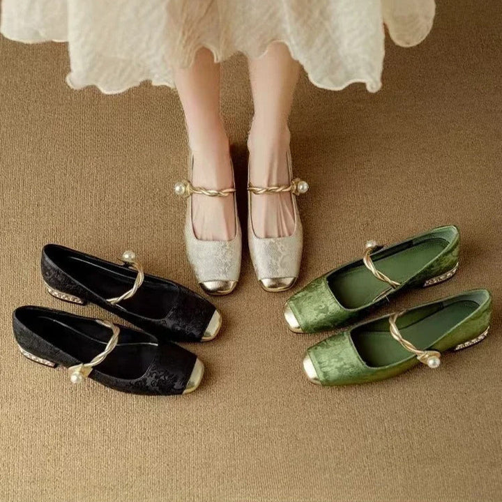 Mestelle | Scarpe Mary Jane Eleganti con Dettagli Lucidi