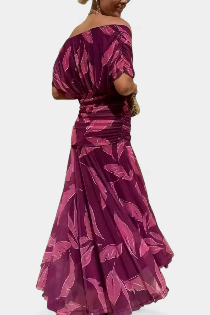 Alicia | Vestido Midi Estampado Floral - Clara del Azahar
